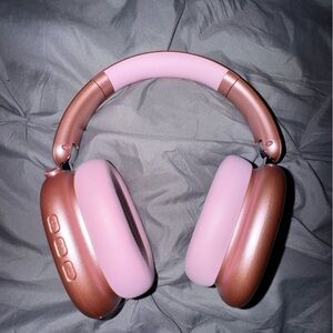 Wireless Over-Ear Headphones - Pink and Rose Gold
